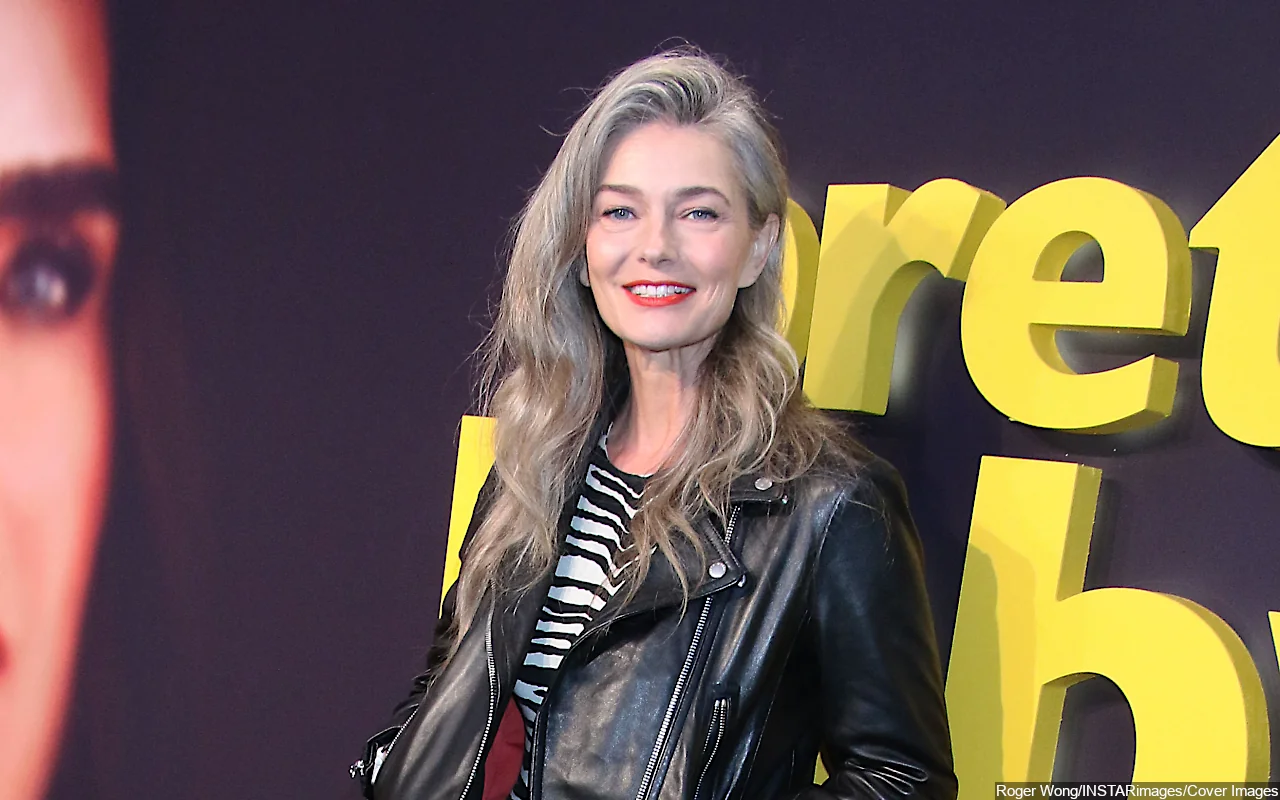 Paulina Porizkova Trades Top for Silver Paint in Daring New Photo