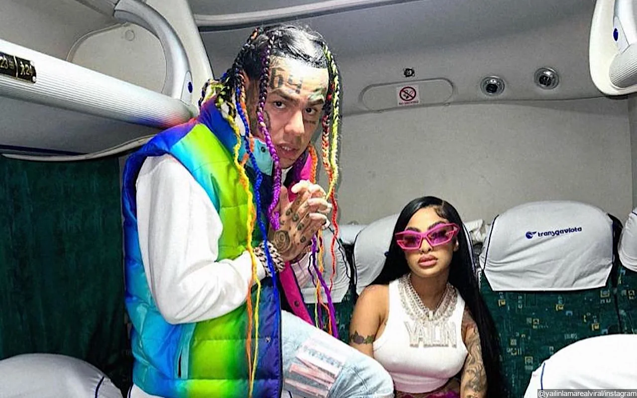 6ix9ine Unleahes Videos of Ex Yailin Assaulting Him, Insists He Hasn't Put Hands on Her