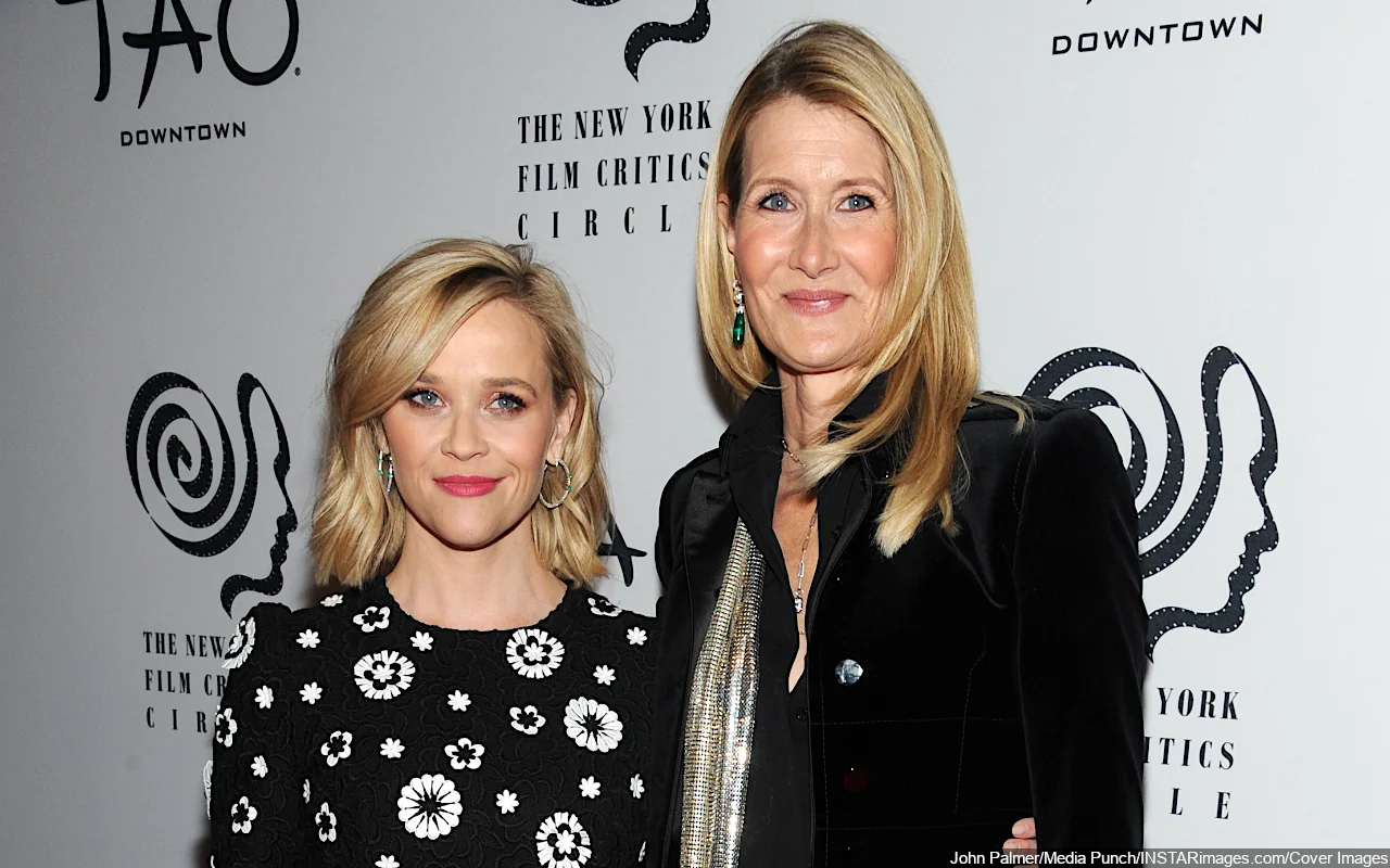 Besties Reese Witherspoon and Laura Dern Match in Sparkly Skirts in New Photos