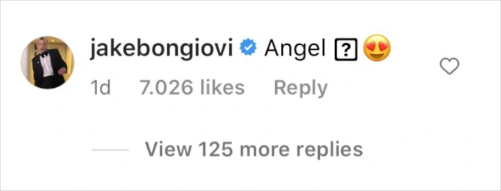 Jake Bongiovi comment