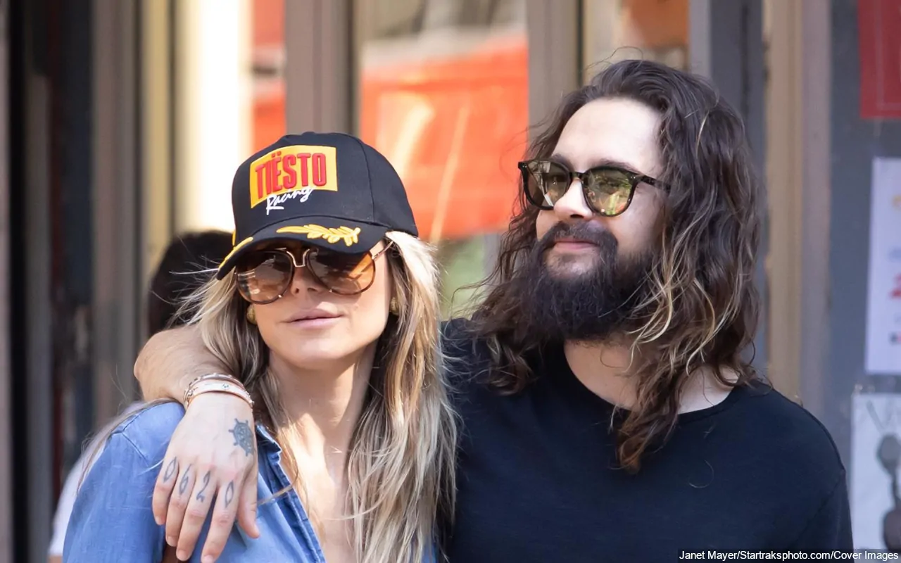 Heidi Klum and Husband Tom Kaulitz Can't Resist a Kiss on Fun Beach Trip in Caribbean