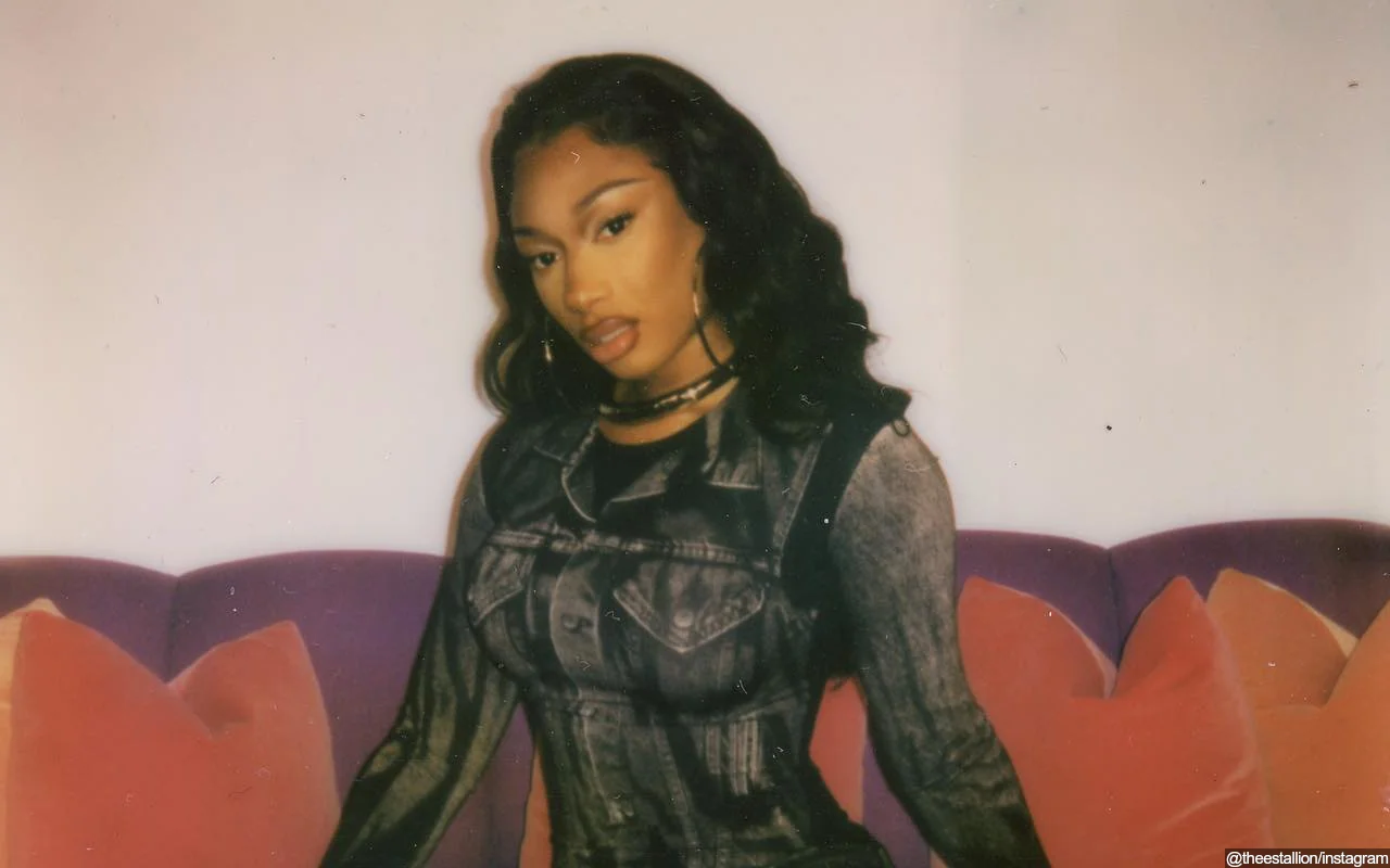 Megan Thee Stallion Dazzles in Stones-Sequined Gown on New Year's Eve