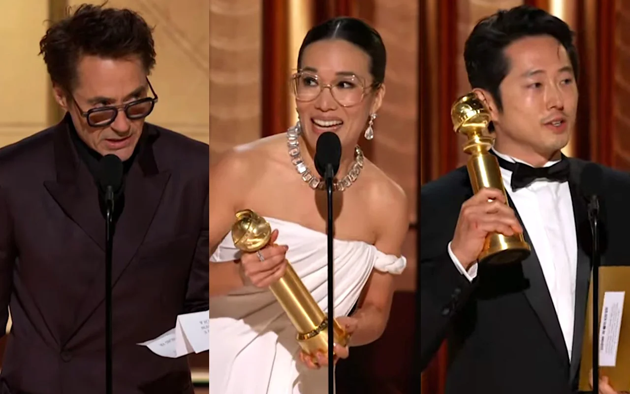 Golden Globes 2024: Robert Downey Jr., Ali Wong and Steven Yeun Among Early Winners