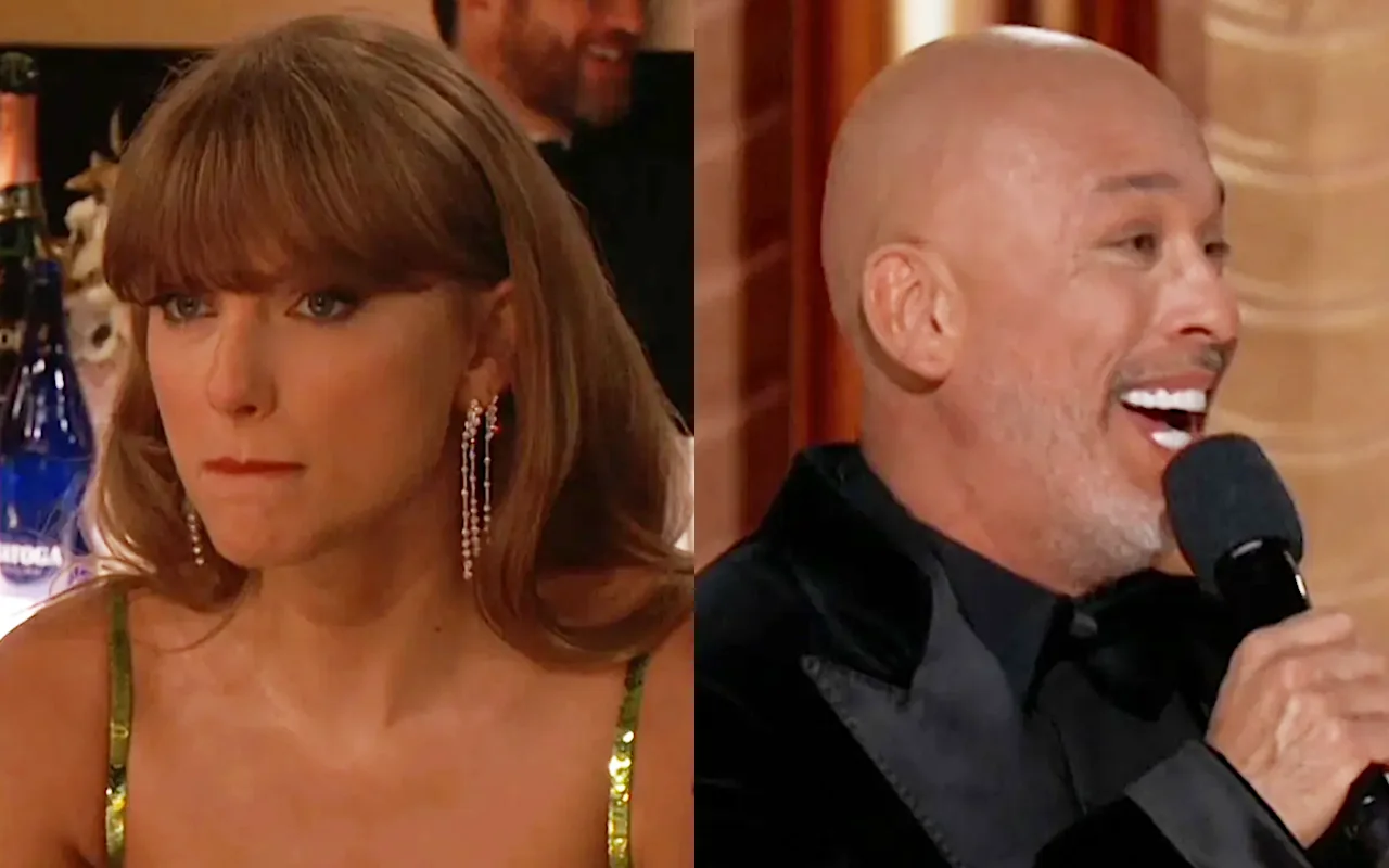 Golden Globes 2024: Taylor Swift Unimpressed by Jo Koy's NFL Jab at Her