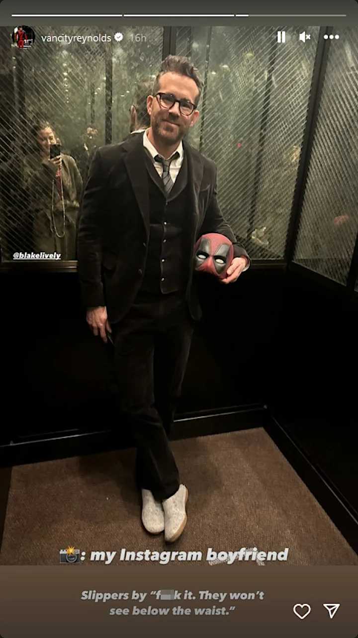 Ryan Reynolds' Instagram Stories