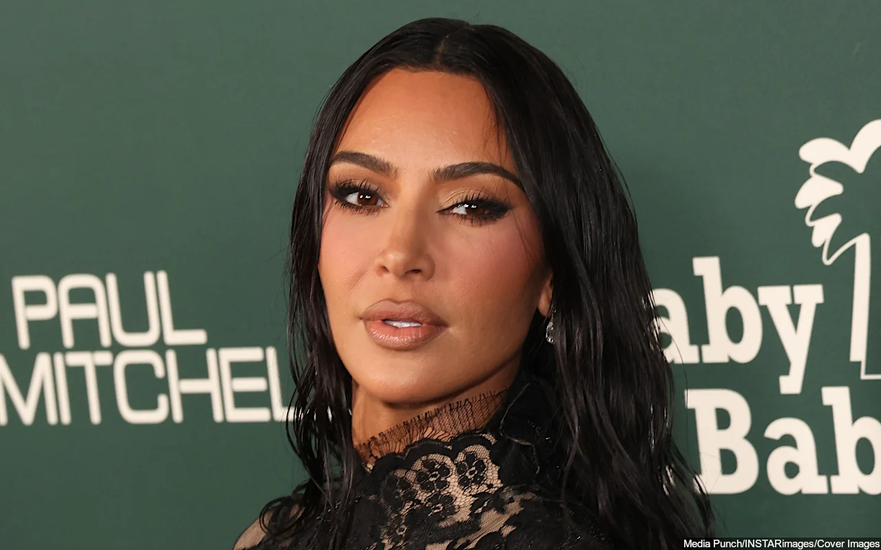 Kim Kardashian Goes Gothic With This Raven Accessory on 'American Horror Story' Set