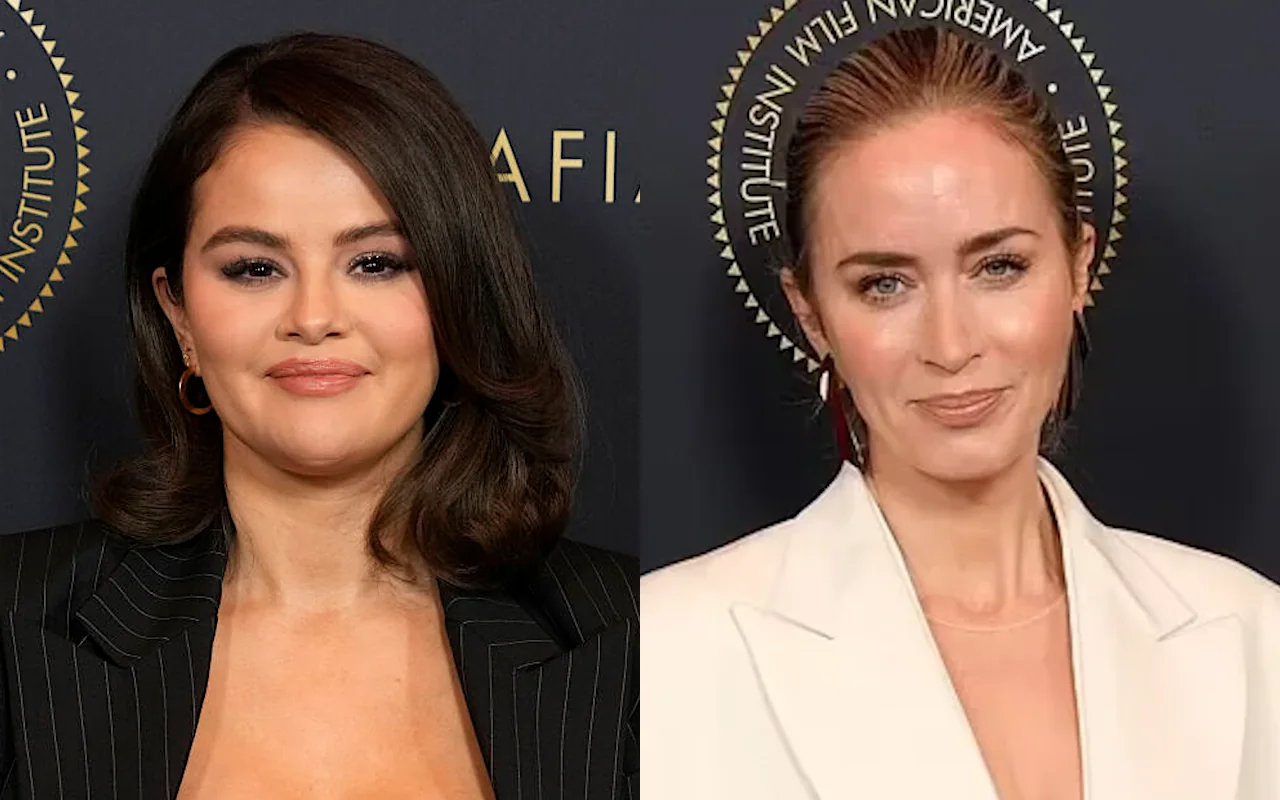 Selena Gomez and Emily Blunt Poke Fun at Their Viral Golden Globes Moments