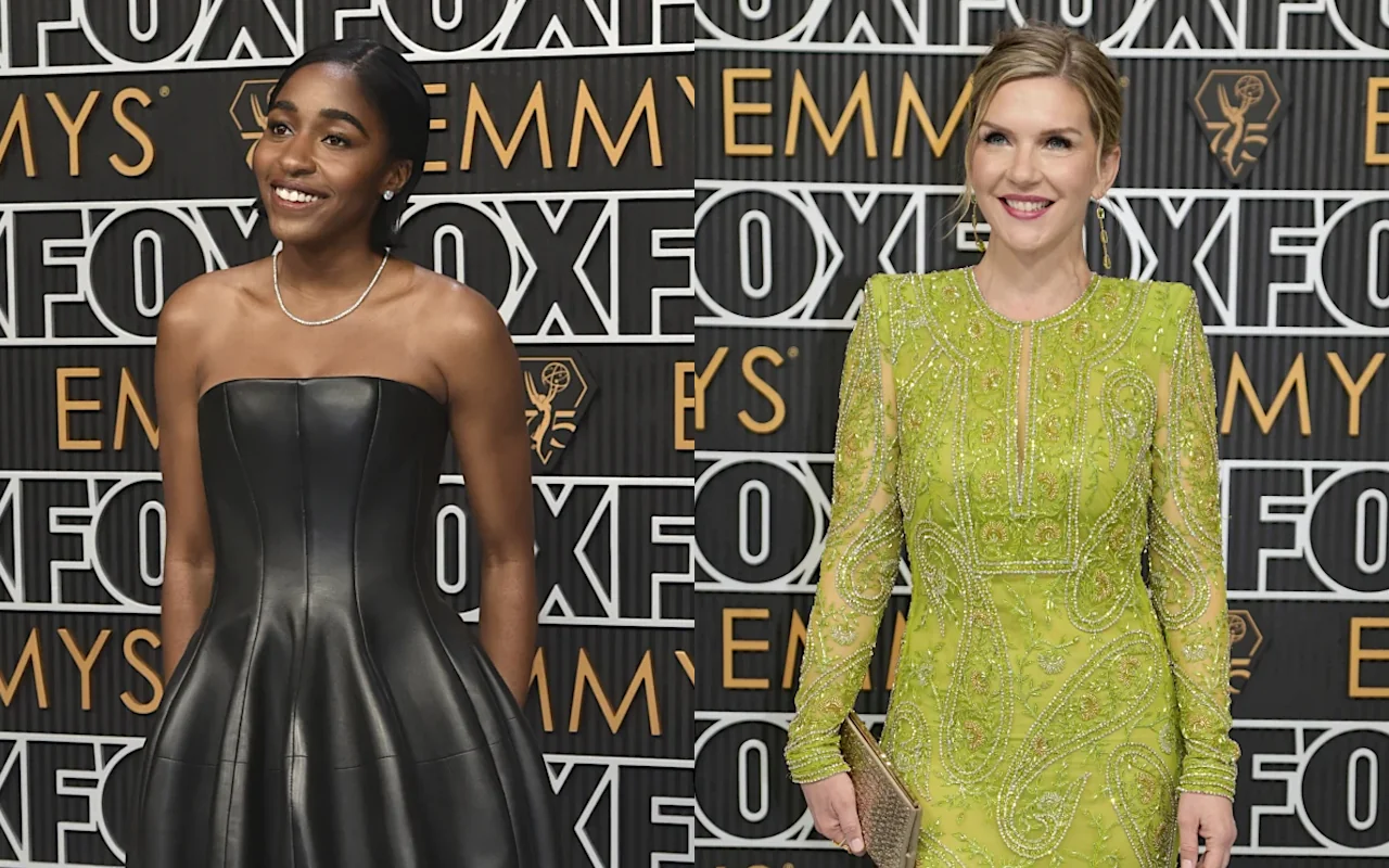 Emmys 2024 'The Bear' Star Ayo Edebiri Helps Fix Rhea Seehorn's Red