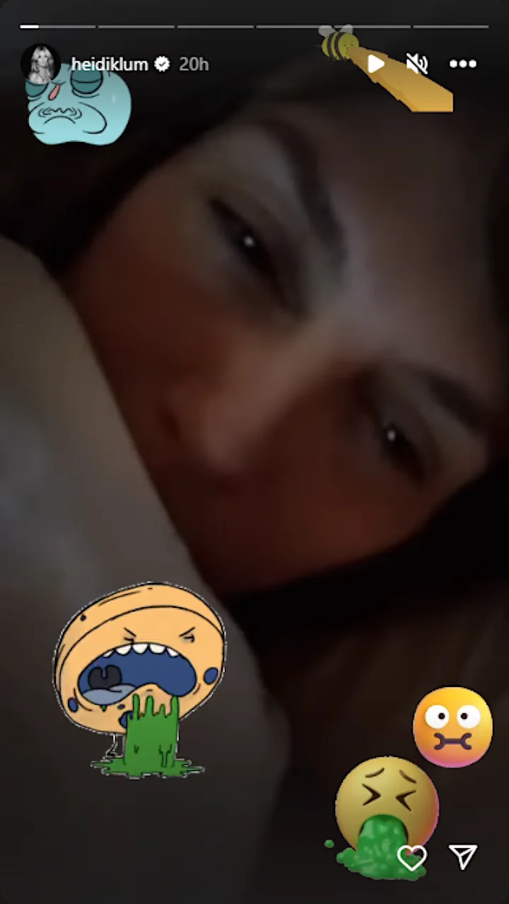 Heidi Klum's IG Story