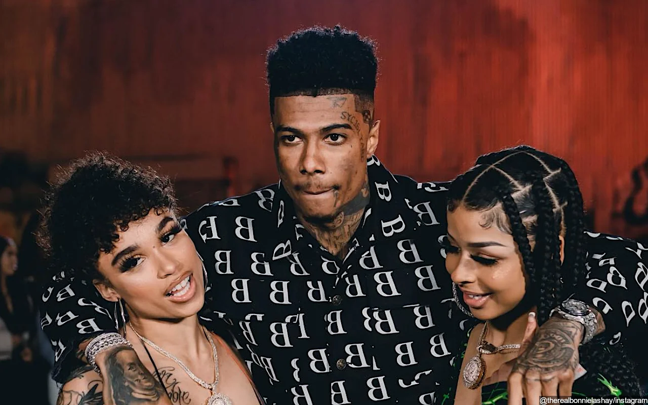 Blueface's Side Chick Bonnie Gets Tattoo of His Face on Derriere After