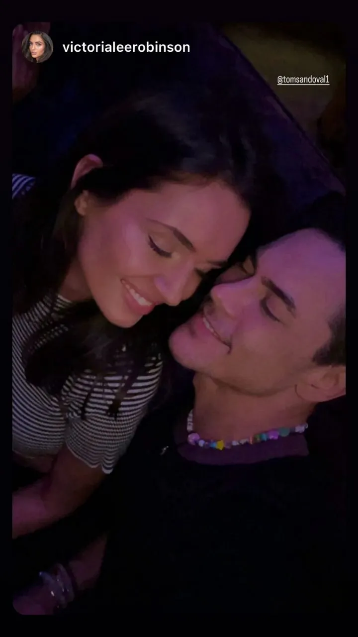 Tom Sandoval and his new girlfriend share a picture from one of their dates