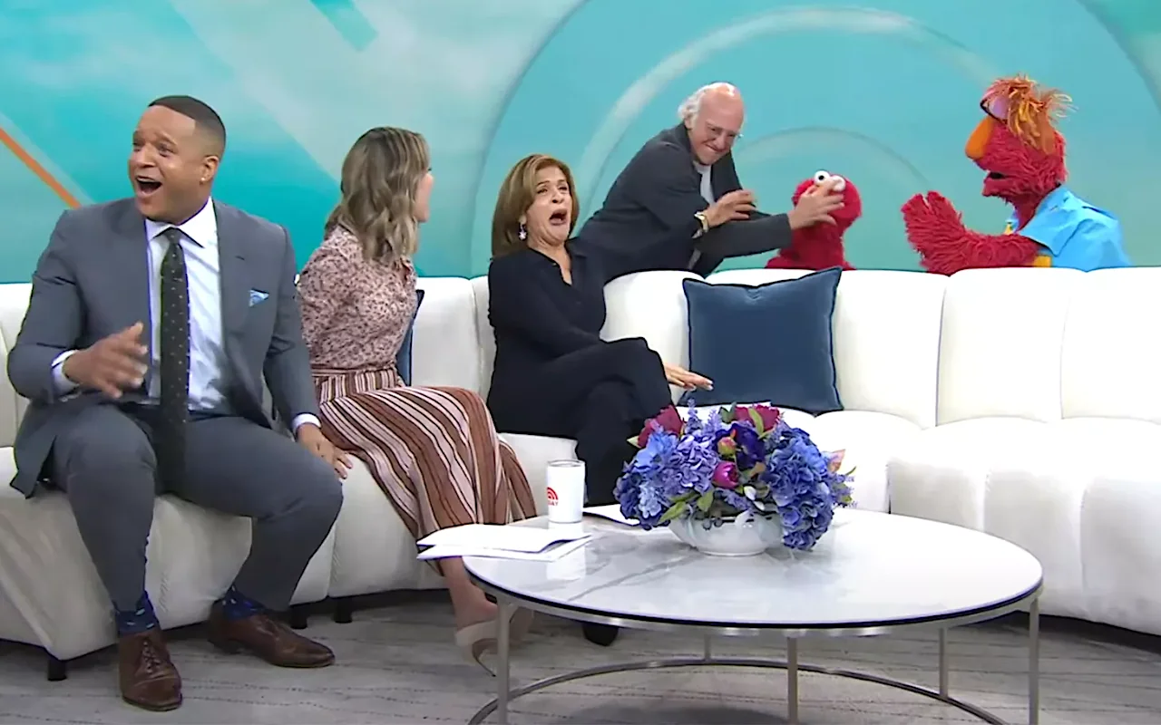 Larry David Apologizes After Crashing 'Today' to Attack Elmo