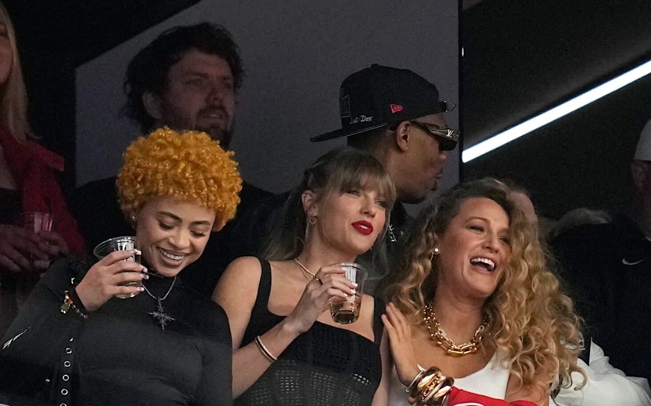 Super Bowl LVIII: Taylor Swift Joined by Blake Lively and Ice Spice as She Cheers on Travis Kelce