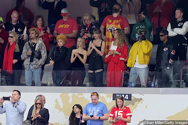 Taylor Swift and Her Squad at Super Bowl LVIII