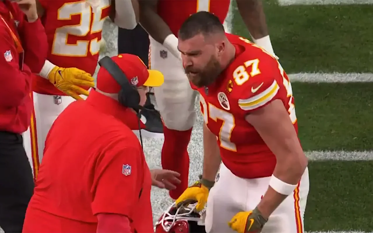 Super Bowl LVIII: Travis Kelce Slammed Over His Sideline Outburst After Chiefs Fumble