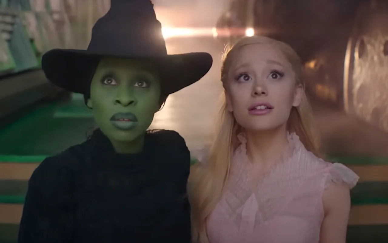 Super Bowl LVIII: Ariana Grande Shocked by Cynthia Erivo's Look in First 'Wicked' Teaser Trailer
