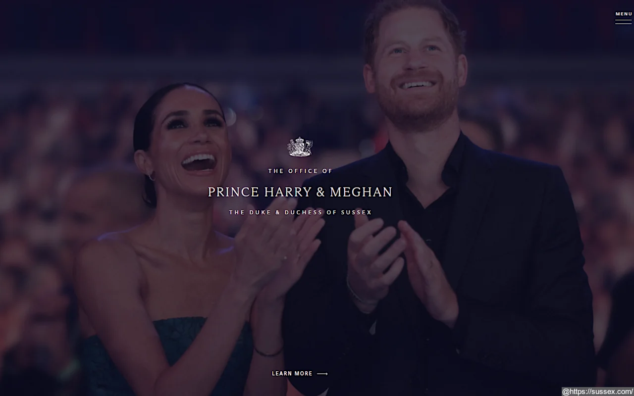 Prince Harry and Meghan Markle Launch Personal Website
