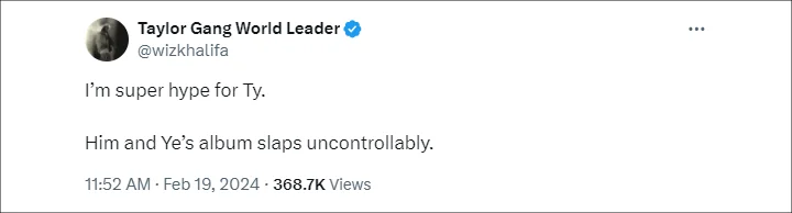 Wiz Khalifa Tweet