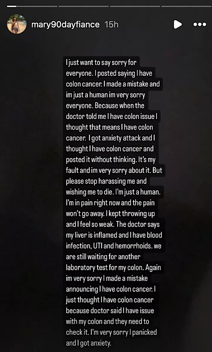 Mary Denuccio's IG Story