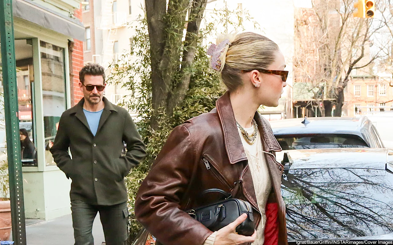 Gigi Hadid Can't Keep Her Hands Off Bradley Cooper on NYC Day Out