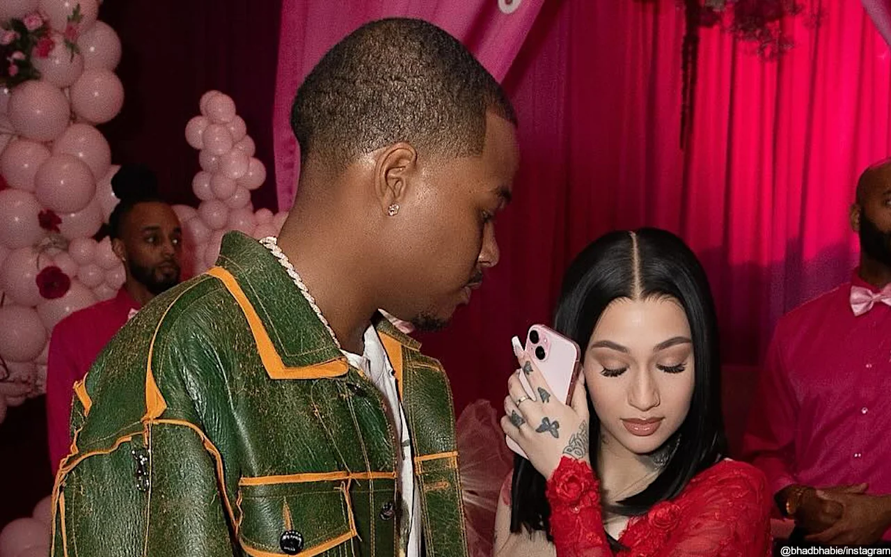 Bhad Bhabie's Baby Daddy Gets Handsy in Racy Maternity Photo Shoot