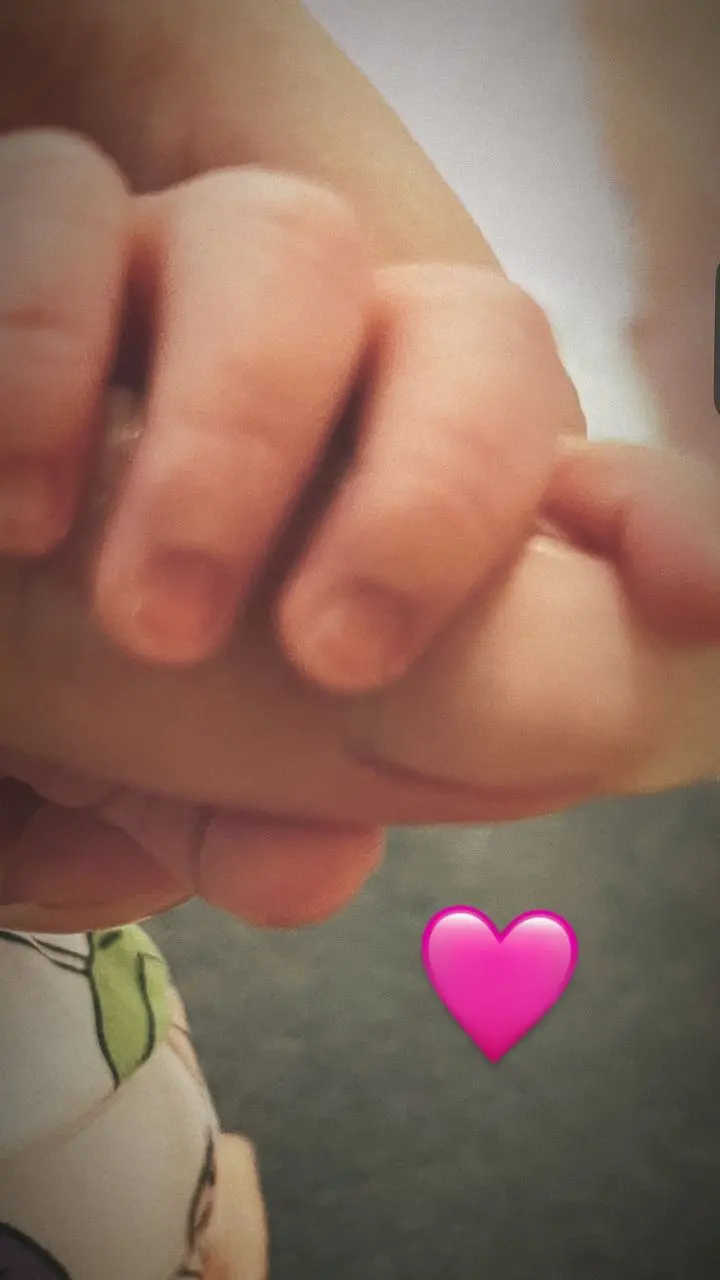 Ashley Benson offers a glimpse of her newborn