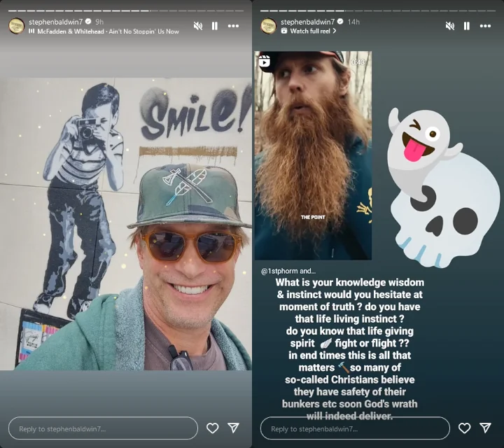 Stephen Baldwin's IG Stories