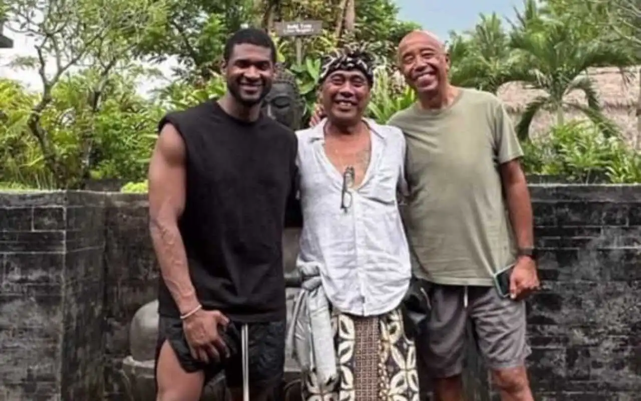 Usher Raises Eyebrows by Visiting Russell Simmons Amid Concerns About His Involvement With Diddy