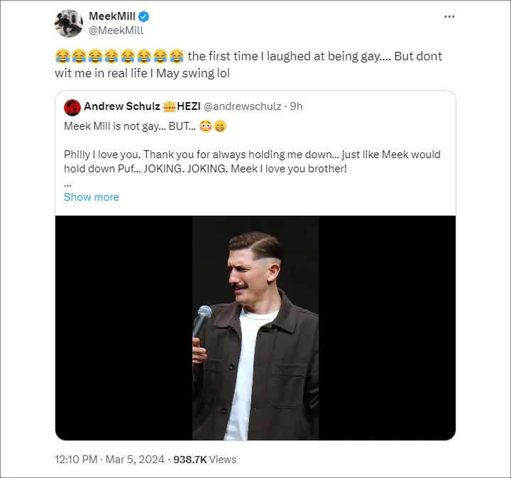 Meek Mill's Tweet