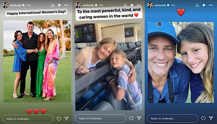 Tom Brady's IG Stories