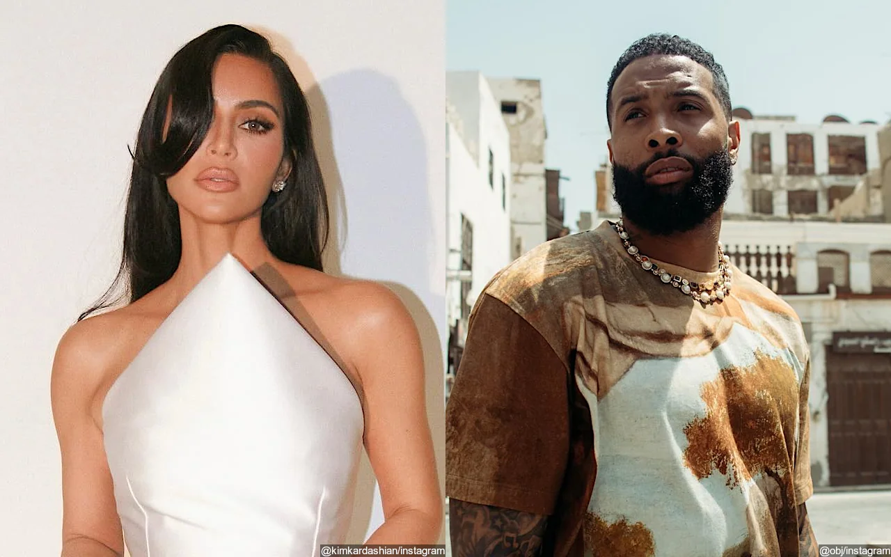 Kim Kardashian Caught Getting Flirty With Odell Beckham Jr. at 2024 Oscar Party