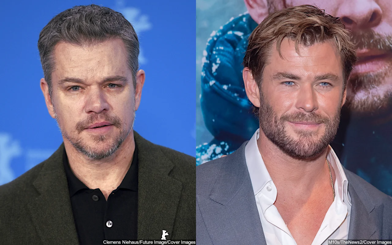 Matt Damon Comforted by Chris Hemsworth While Getting New Tattoo