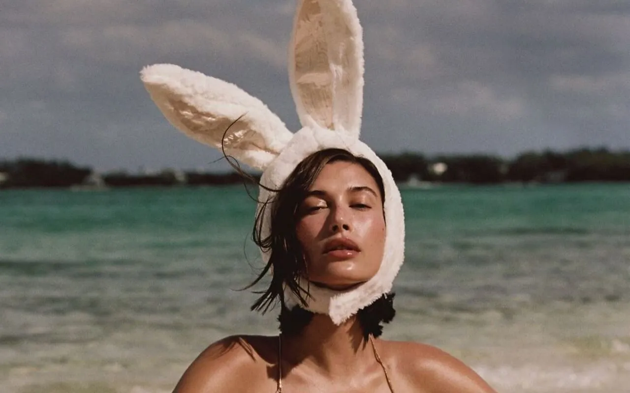 Hailey Bieber Sizzling as Sexy Easter Bunny