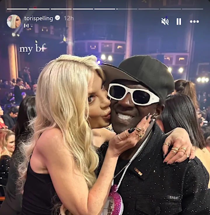 Tori Spelling's IG STory