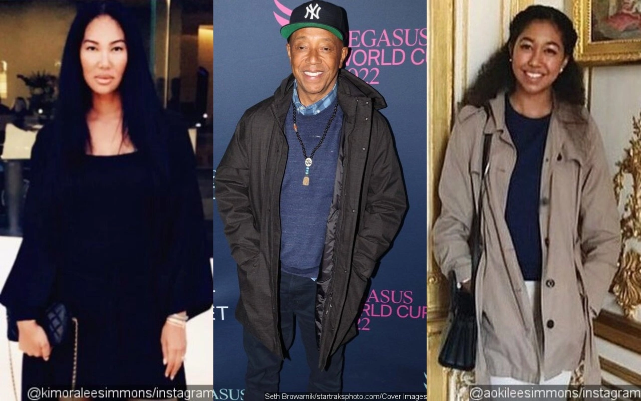 Kimora Lee and Russell Simmons React to 21-Year-Old Daughter Aoki Kissing Much-Older Man