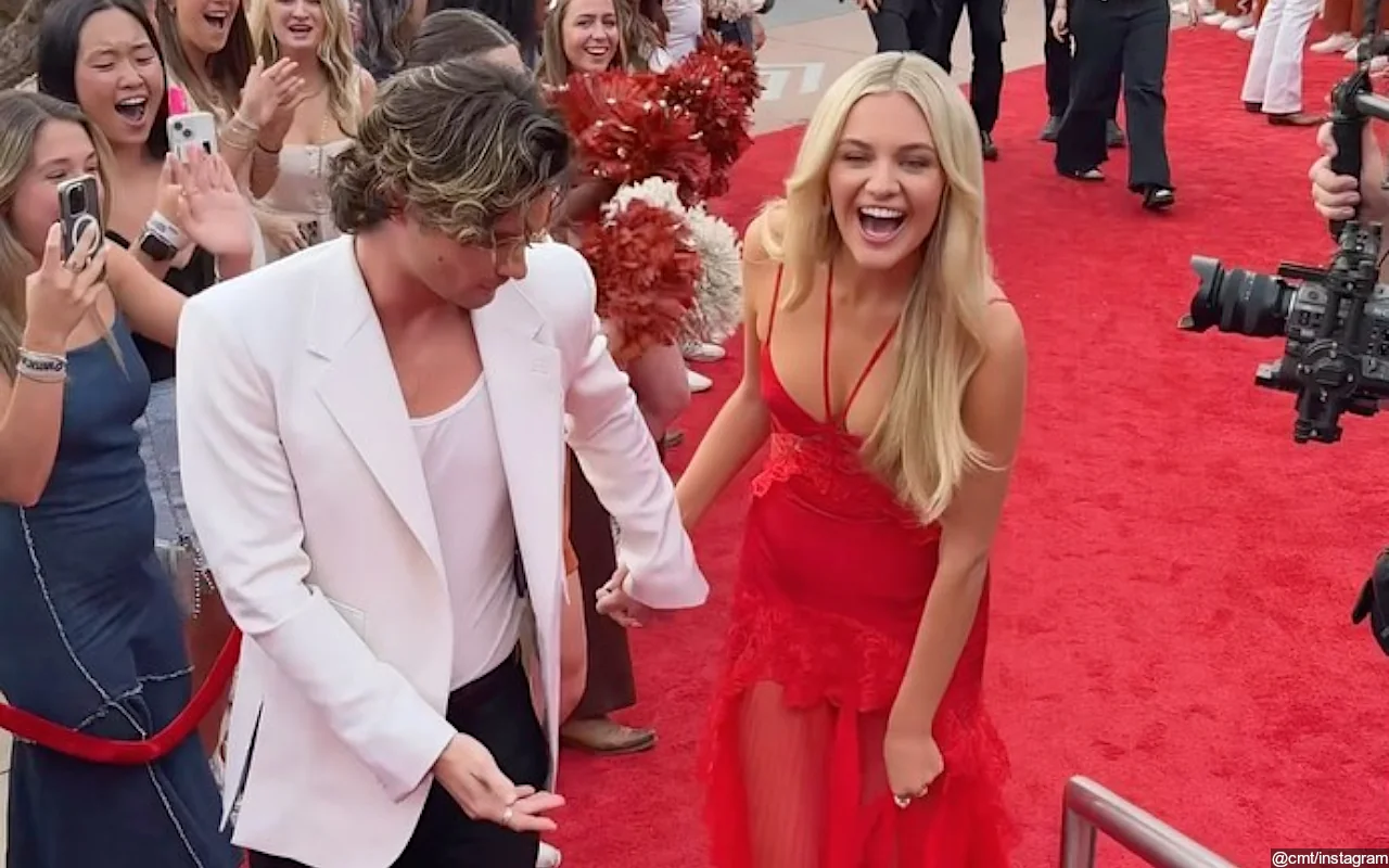 CMT Awards 2024: Kelsea Ballerini and Chase Stokes Share Kisses on Red Carpet