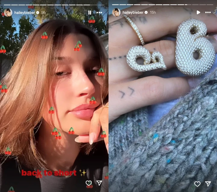 Hailey Bieber Denies Split Rumors, Unveils New Hair Style