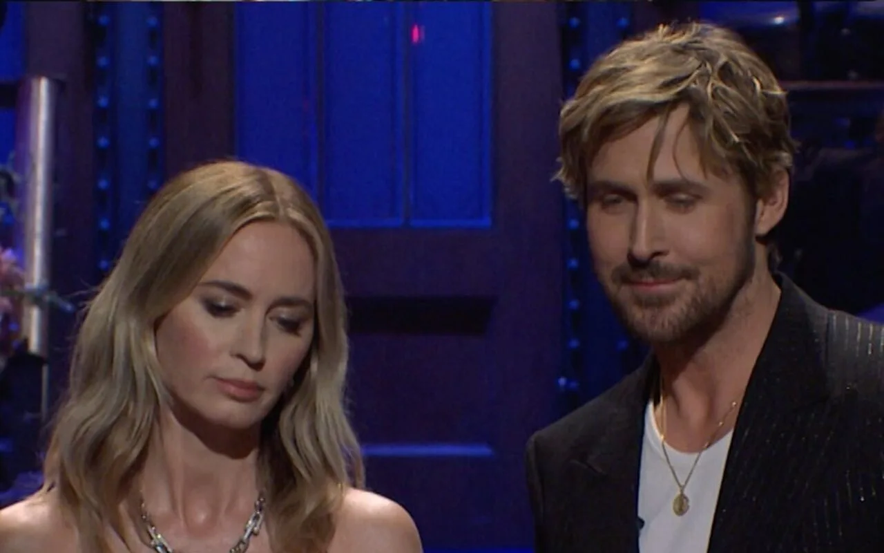 Ryan Gosling and Emily Blunt Bid Farewell to 'Barbenheimer' With Taylor Swift Cover Song on 'SNL'