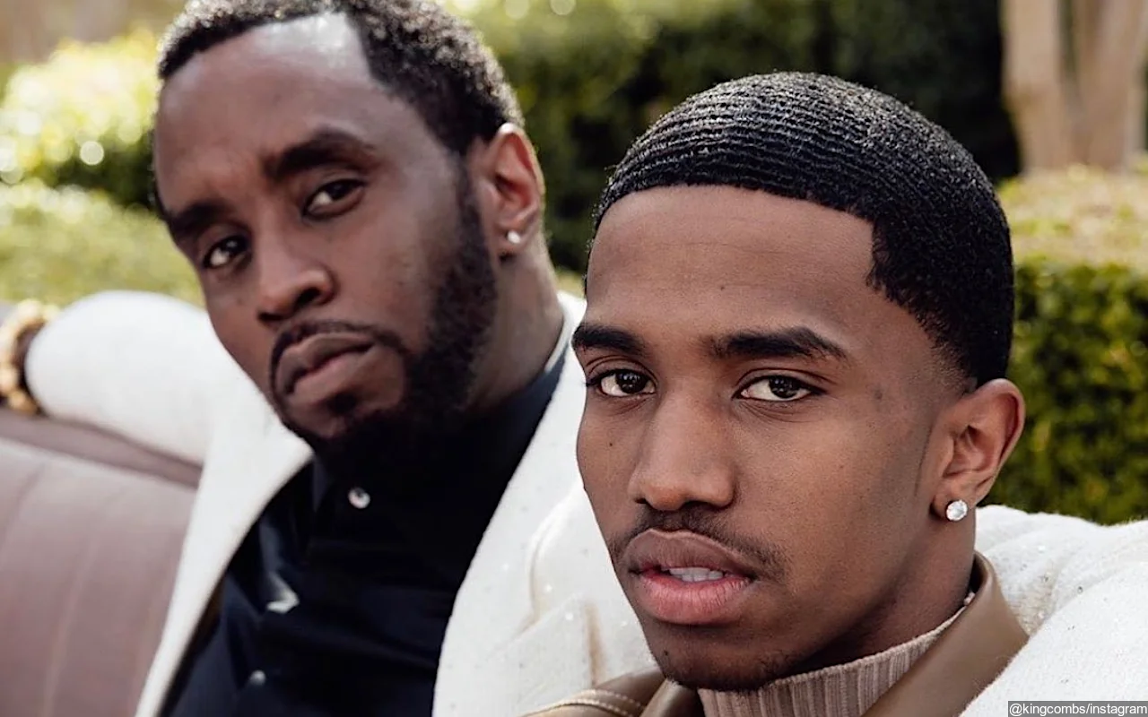 Diddy and Son King Combs Look Tense in First Photos Together Since Home Raids