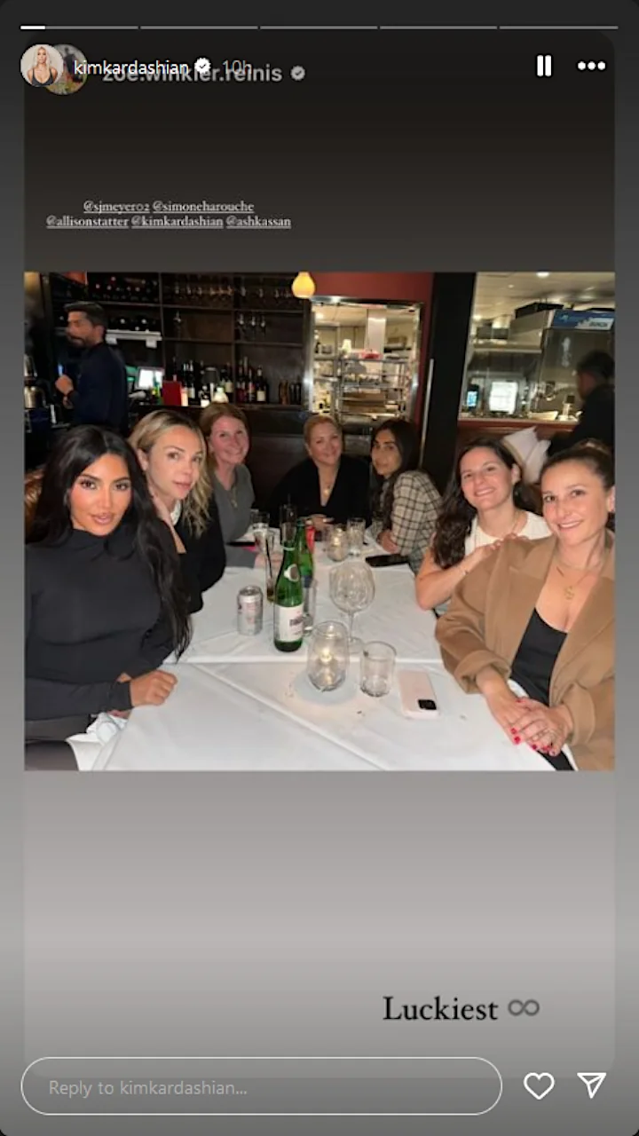Kim Kardashian's IG Story