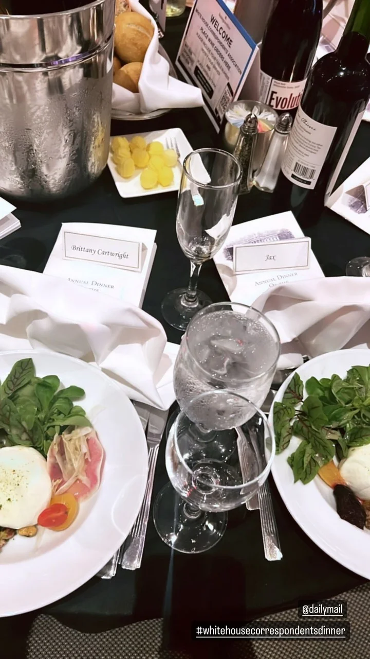 Jax Taylor and Brittany Cartwright were seated next to each other