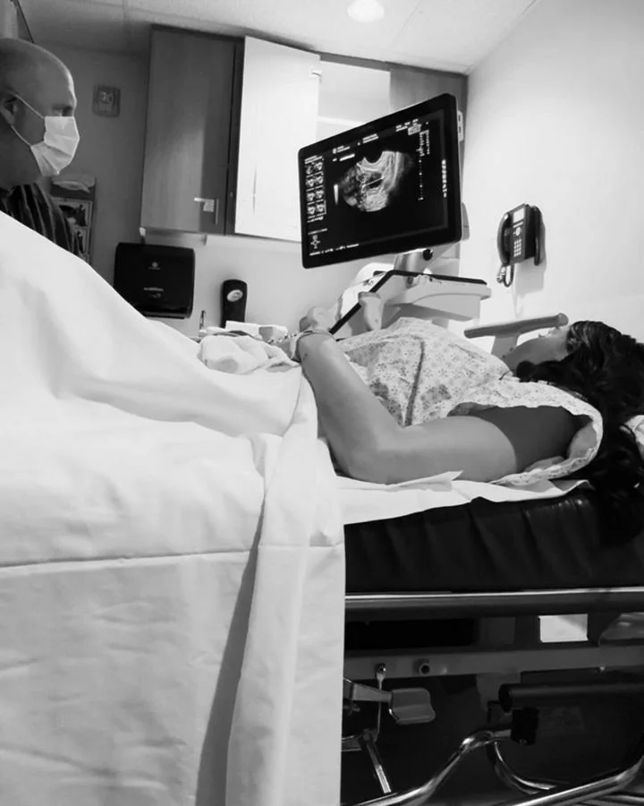 Monica Garcia shares a picture from her doctor visit