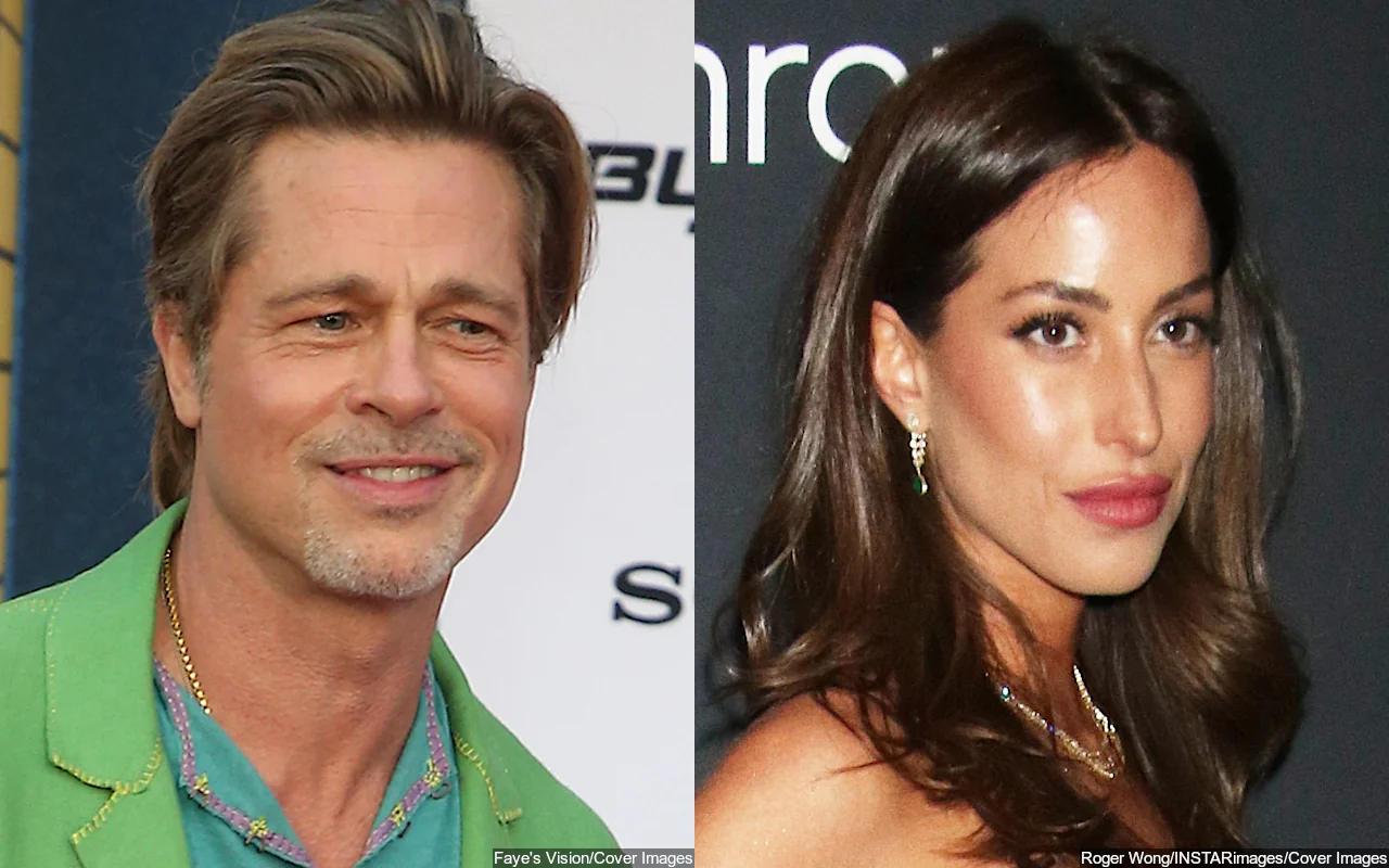 Brad Pitt and Ines de Ramon Show Rare PDA on Beach Date