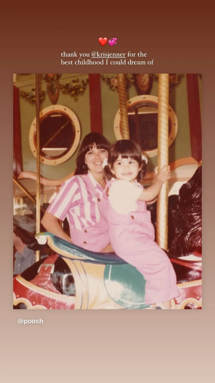 Kourtney Kardashian honors her mom Kris Jenner on Mother's Day