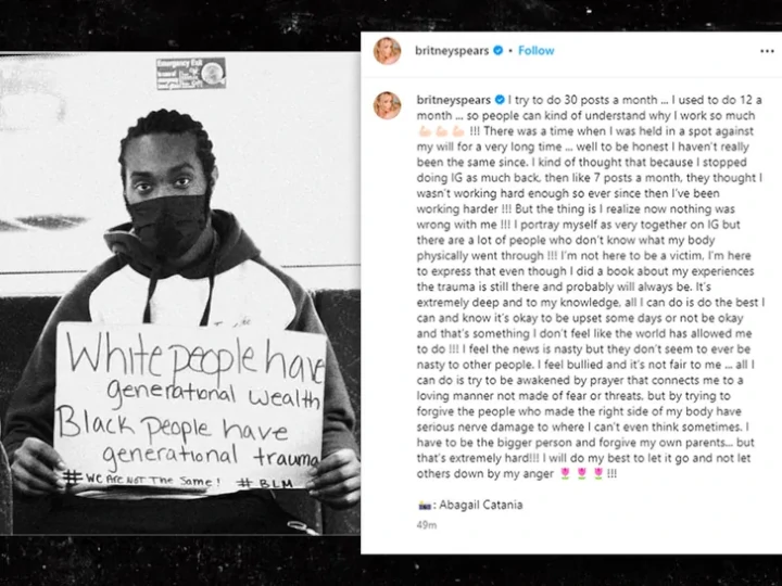 Britney Spears' IG Post