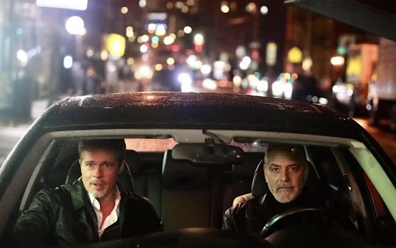 Brad Pitt and George Clooney Reunite in First Trailer for Action Comedy 'Wolfs'