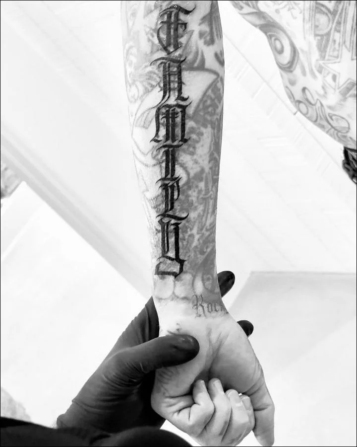 Travis Barker gets a new tattoo in honor of his expanding family