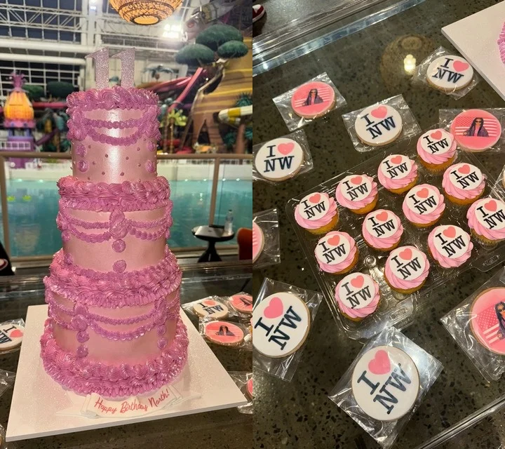 Kim Kardashian shows off treats from daughter North West's 11th birthday