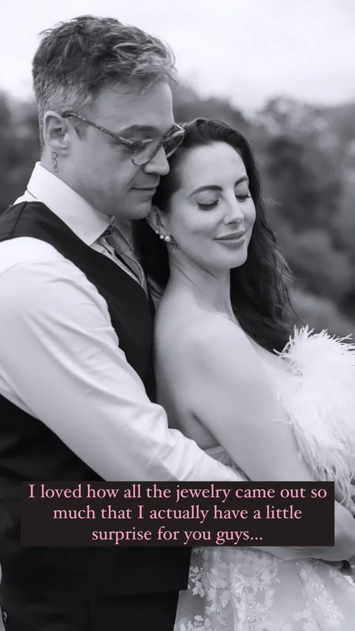 Eva Amurri and Ian Hock on their wedding day