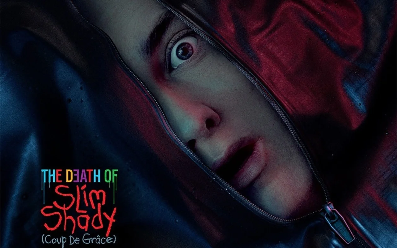 Eminem Put In Body Bag For The Death Of Slim Shady Album Cover Art eminem-put-in-body-bag-for-the-death-of-slim-shady-album-cover-art